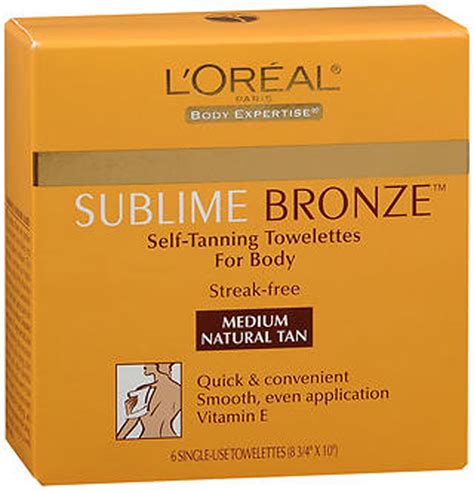 tanning wipes towelettes loreal.